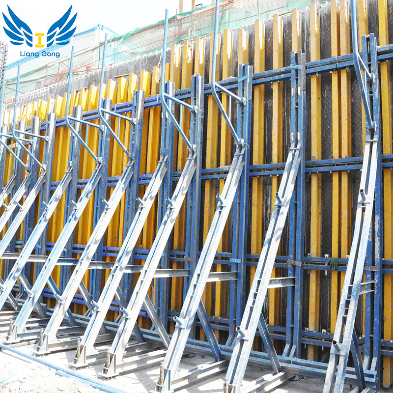 Lianggong Supporting System Single-Side Bracket for Construction Wall Formwork Pouring
