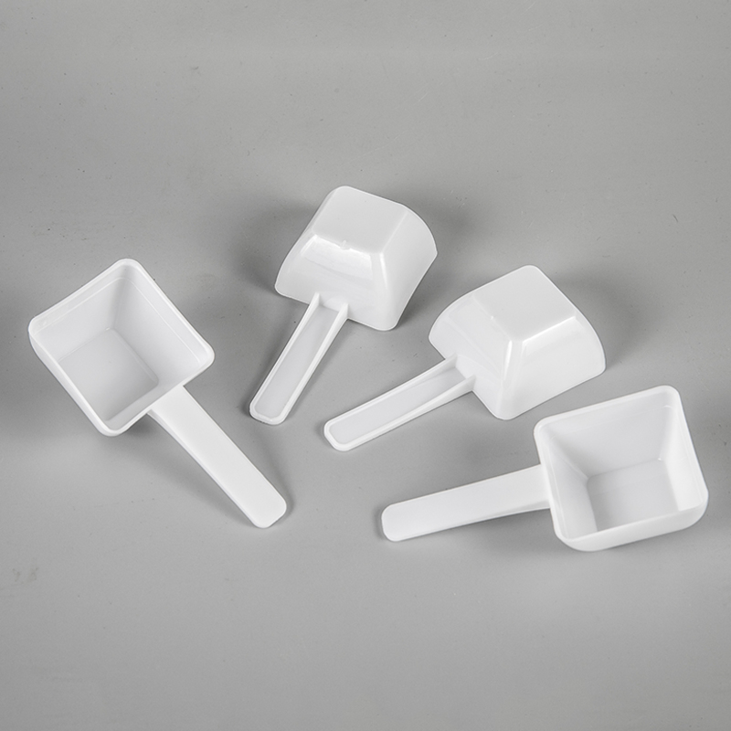 P&M Protein Powder Scoop White Clear Color Plastic Small Scoop