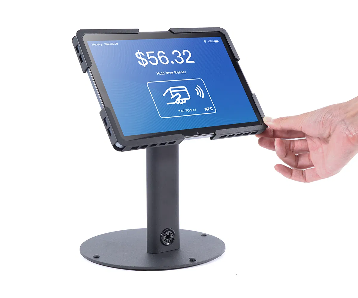 10 Inch Desktop NFC Tablet Tap to Pay Android Tablet with Front NFC Reader