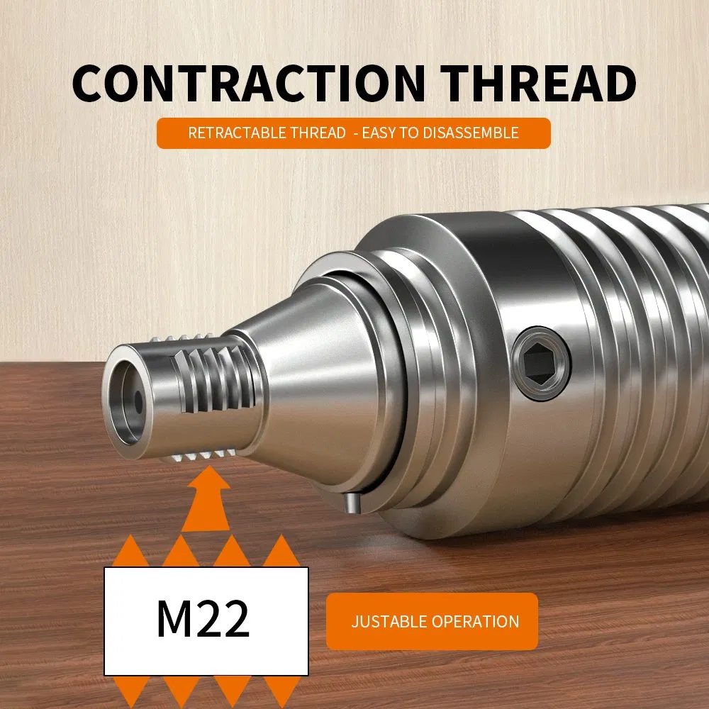 Effortless Core Drill Bit Installation and Removal with Durable Carbon Steel M22 Thread Quick Connector