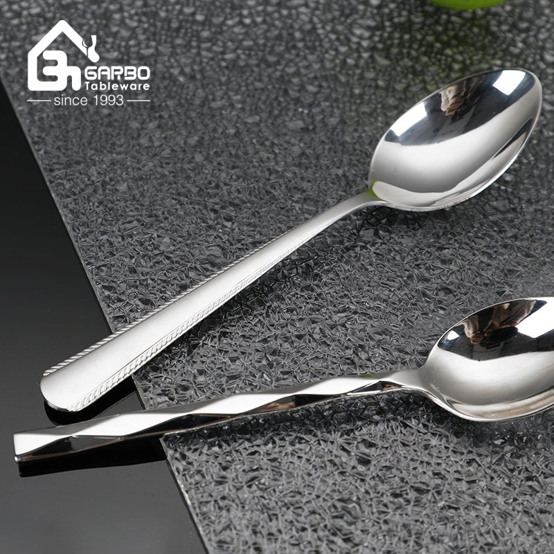 304 Stainless Steel Tea Coffee Spoon Food Soup Spoons Kitchenware Utensil Flatware Cutlery Set for Home