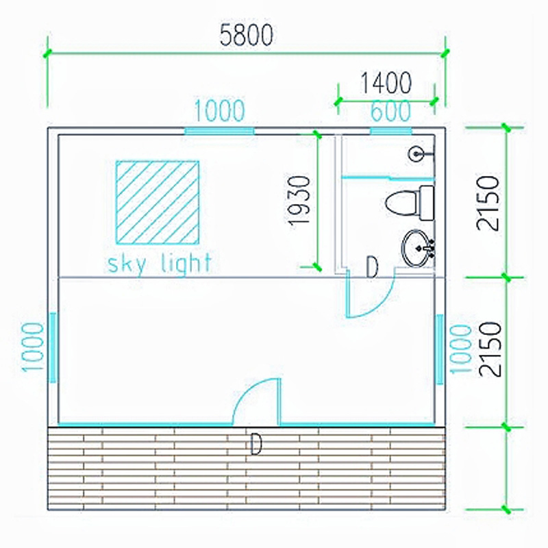New Style Safe Prefab House with Low Energy Cost