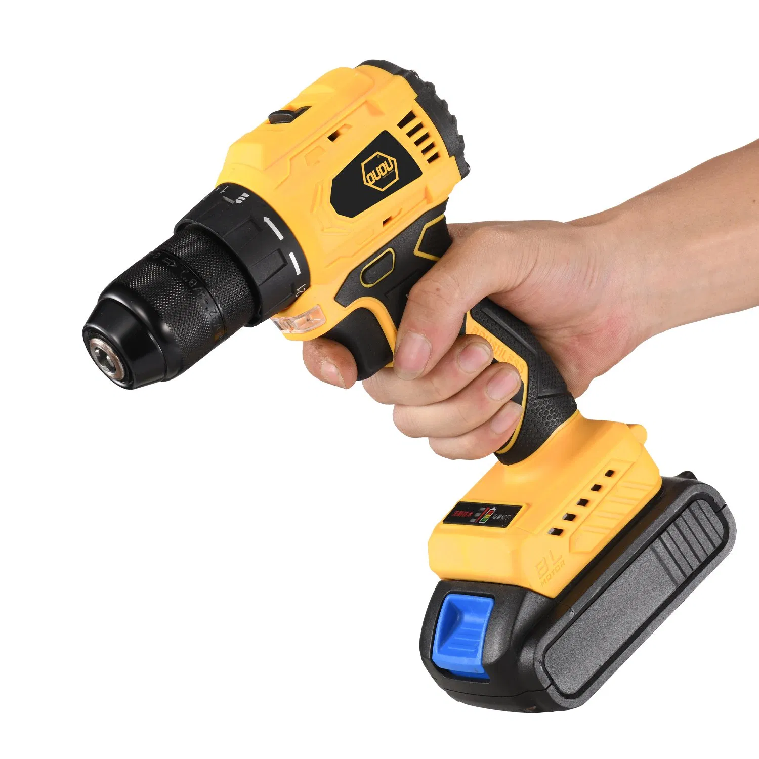 Аккумуляторная дрель-шуруповерт Ouou 20V 40 Н·м