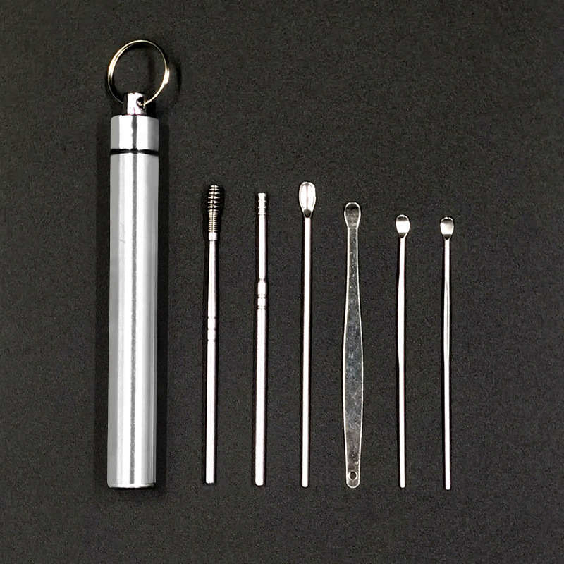Stainless Steel Spiral Ear Scoop Tool Set