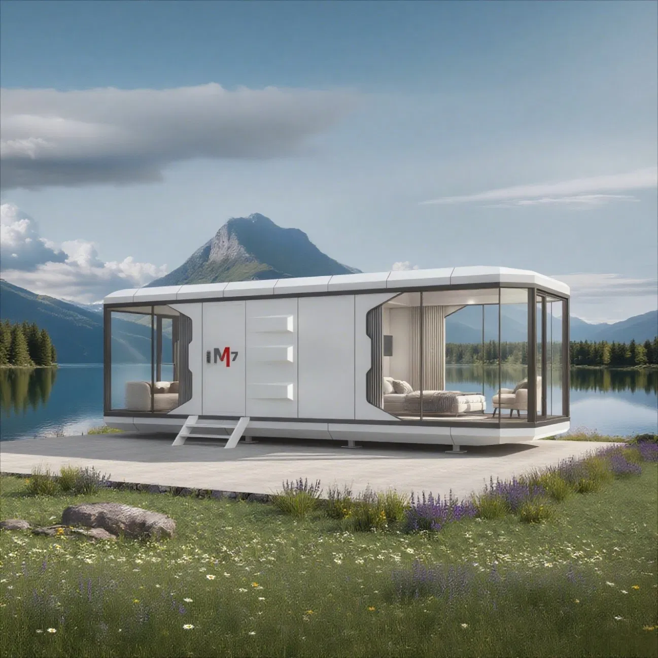Portable Space Capsule Apple Pod – Scenic Outdoor Camping Home and Homestay Capsule House