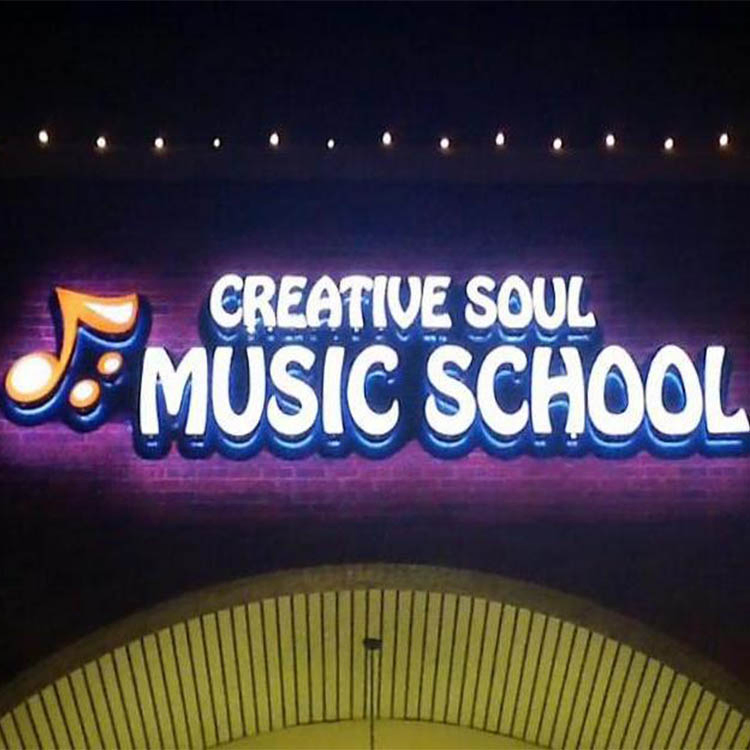 Custom Business Outdoor Advertising 3D Letter Light Channel LED Sign Board Signage Letter