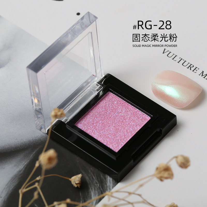 Chrome Powder Nail Art Pigment Solid Magic Mirror Glitter Powder
