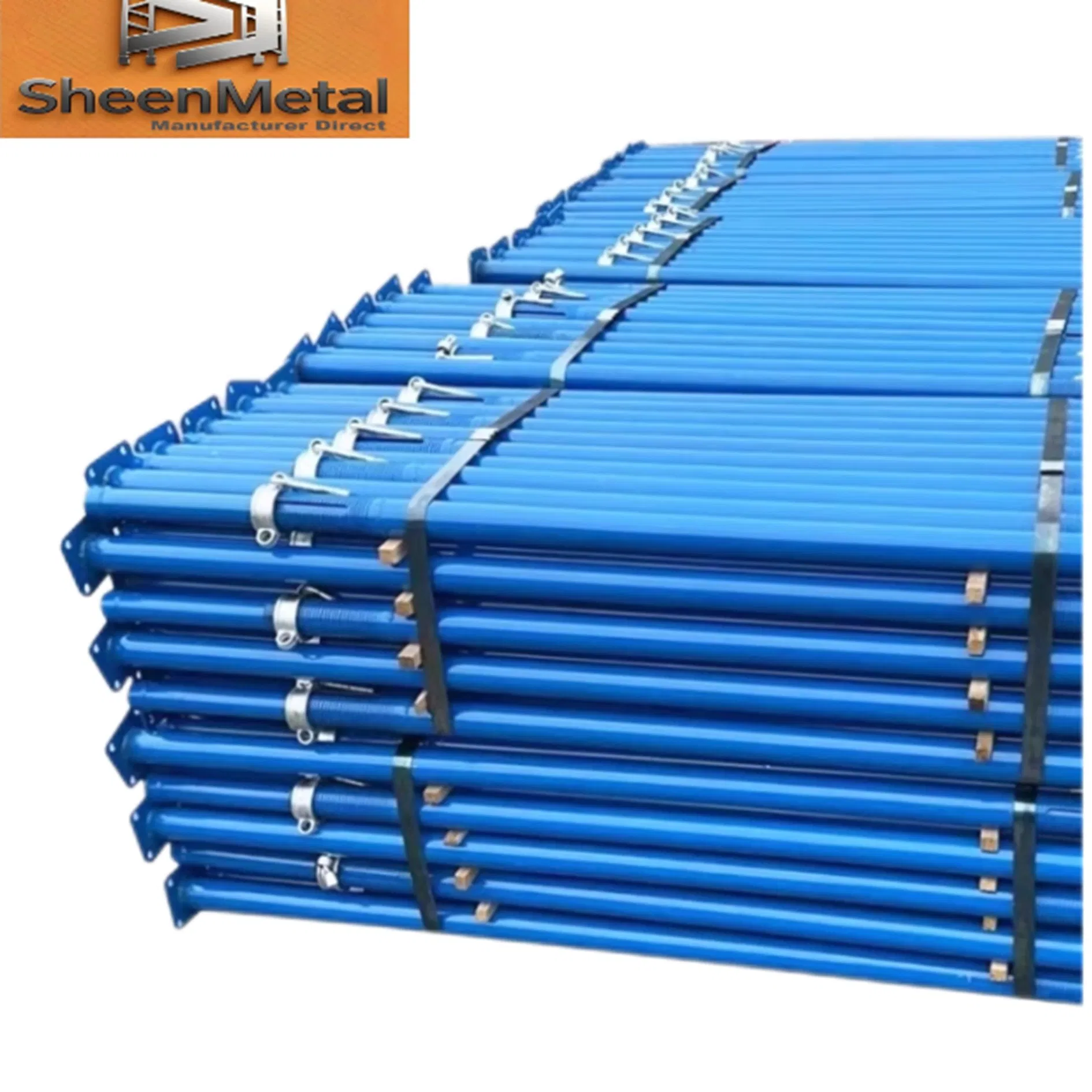 Durable Steel Prop Scaffolding with Customizable Colors for Versatile Use