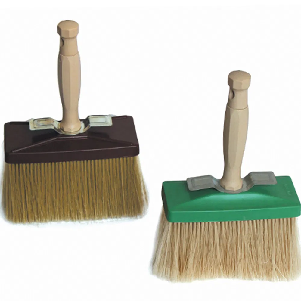 Plastic Handle Pet Hollow Tapered Filament Brush, /Painting Tools/Bristle Brush/Hand Brush 12mm