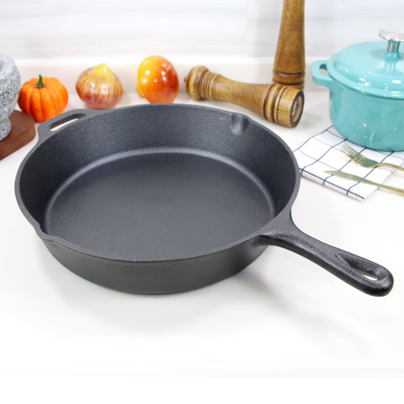 14-Inch Cast Iron Skillet - Non-Stick Frypan for Easy Cooking