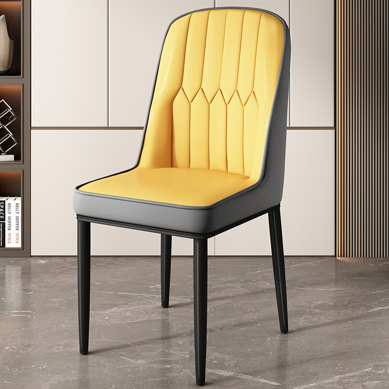 Стулья для ресторана кожаные металлический каркас 5 шт