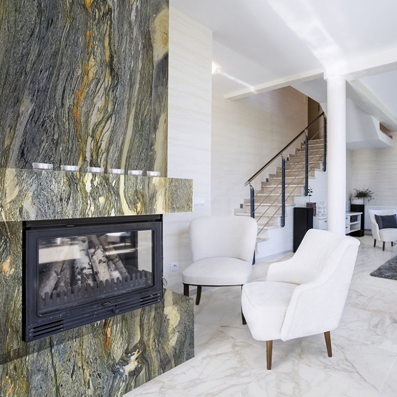 Imported Brazil Fusion Wow Quartzite Granite Stone Countertops