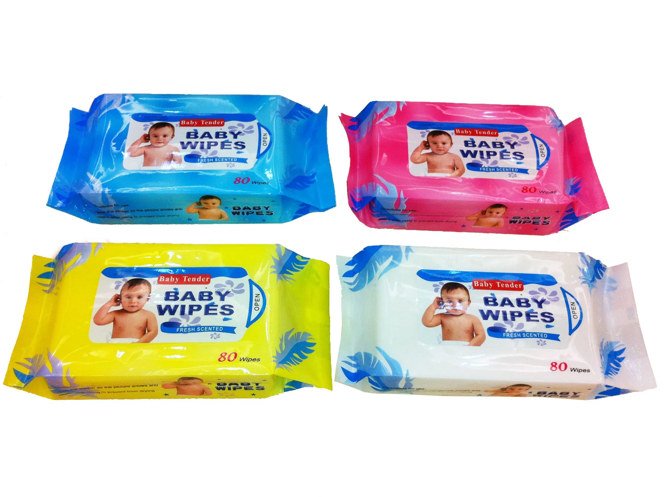 Customer/OEM/ODM/Private Label Bamboo Biodegradable Flushable Alcohol/Non-Alcohol/Disinfecting/Antibacterial/General Cleaning Cleansing Wet Baby Wipes