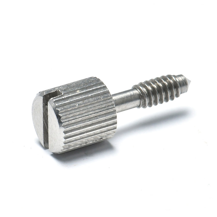 Винт панельный накатный M3 с прорезью, нержавеющая сталь