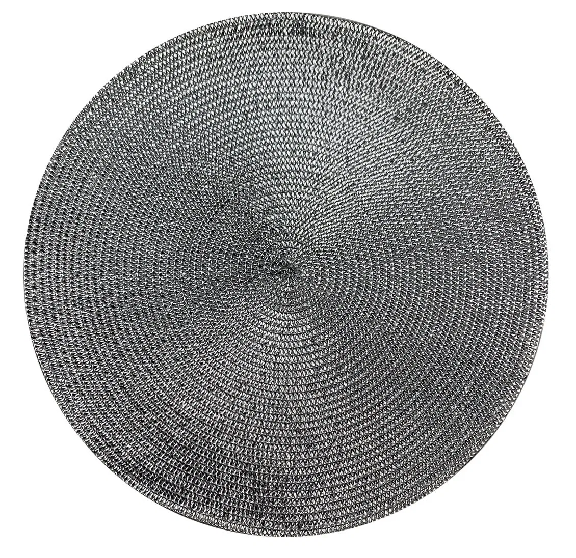 Home Decoration Silver Woven Round Placemat for Home Restaurant Hotel