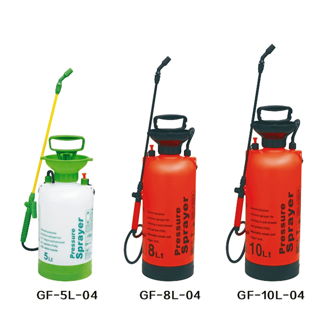 10L Adjustable Plastic Nozzle Knapsack Manual Pressure Garden Sprayer