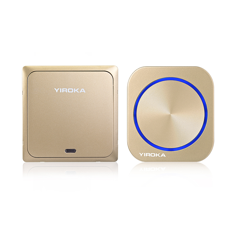 Long Range Kinetic No Battery Wireless Plug in Doorbell