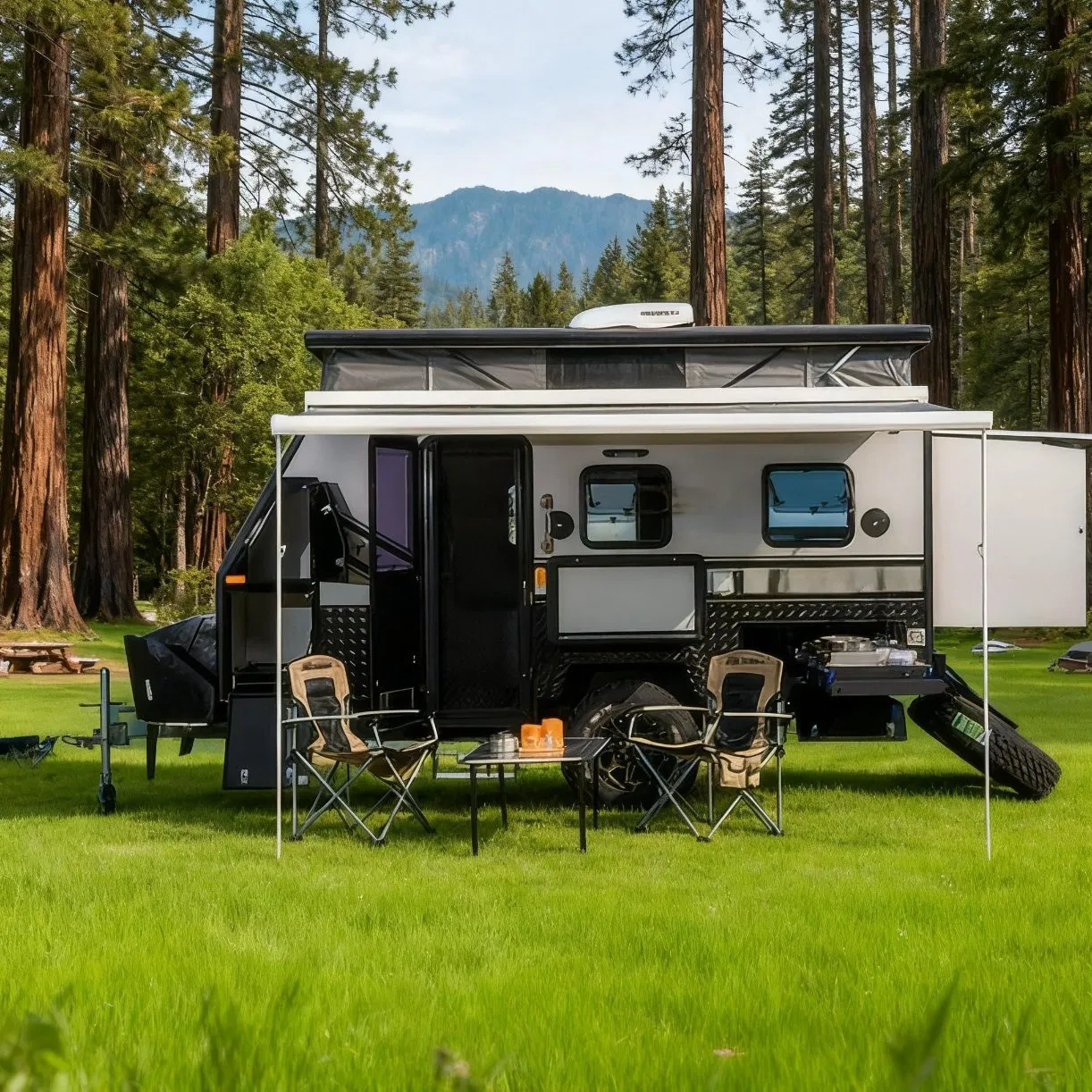 Space Capsule Campervan Camper Trailer