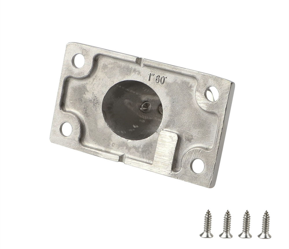 Основание для леерного ограждения яхты из нержавеющей стали, 60°