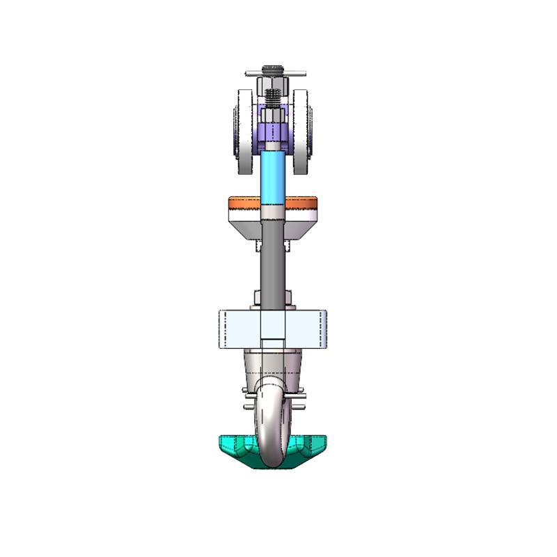 C70 Manual Trolley for Bmu System Mounted in Parapet Hoist