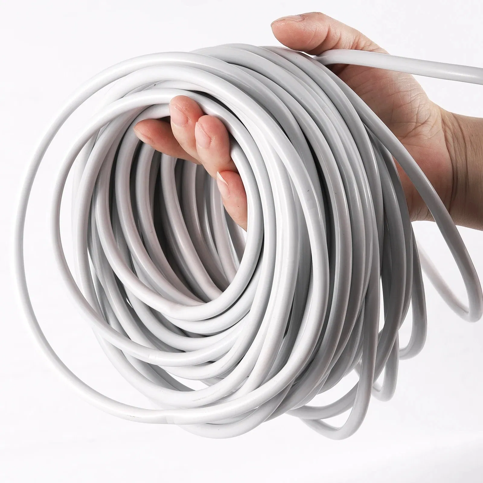 10/20/30/40/50m Water Hose 3/5mm Garden Irrigation Pipe PVC Tube 1/8'' Lawn Drip Tubing for Greenhouse Orchard Watering Systems