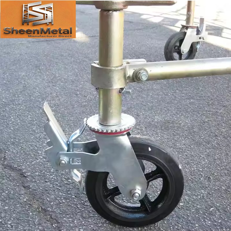 Factory Hot Sales Scaffolding Wheel Caster with Brake in Cheap Price