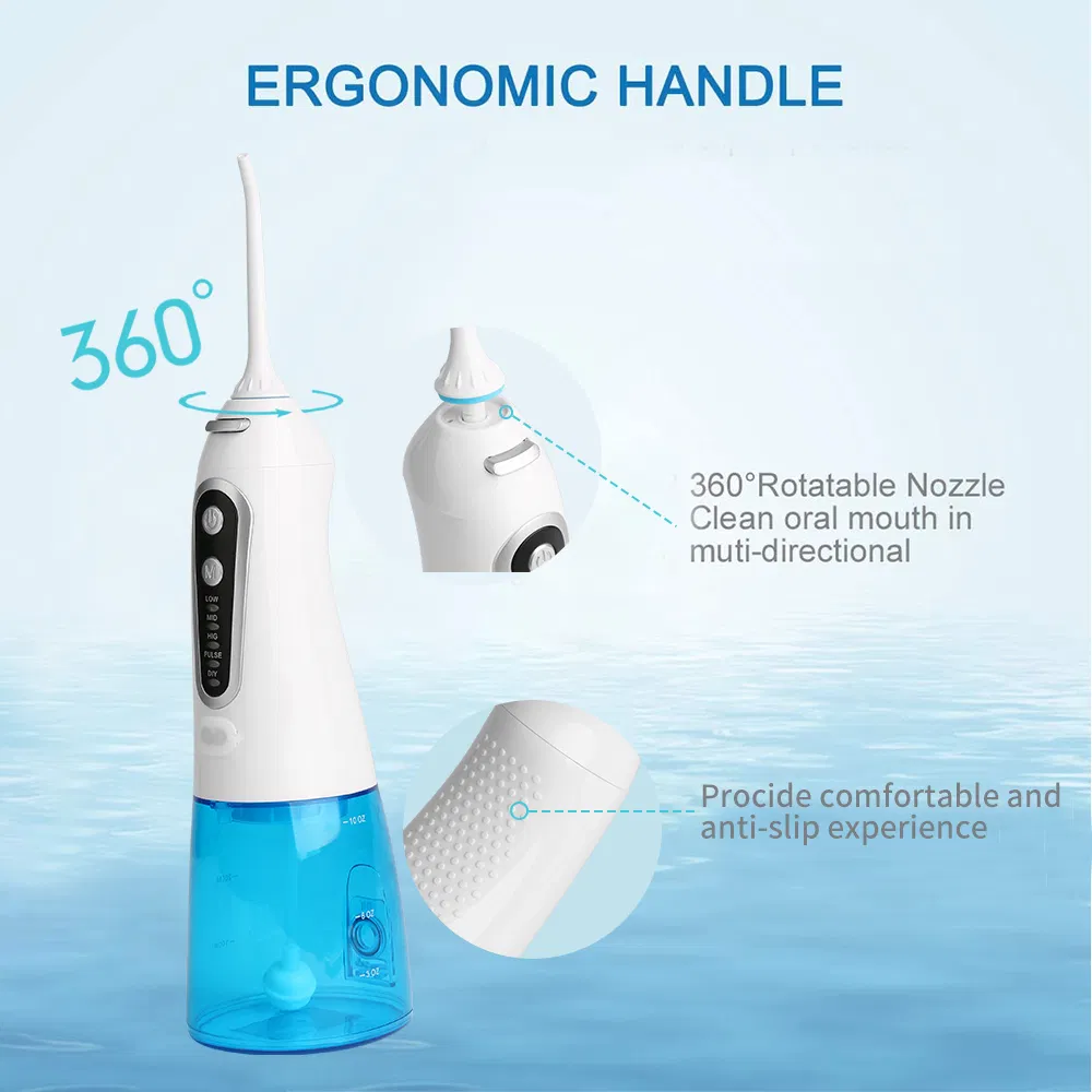 Portable Household Electric Dental Water Flosser Cordless Teeth Cleaning Flosser with FDA