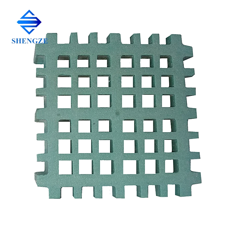 Fiberglass Grating for 50 mm X 50 mm Height 15 mm Vynilester Resin, Fire Retardant, UV Yellow Color FRP Walkway Products