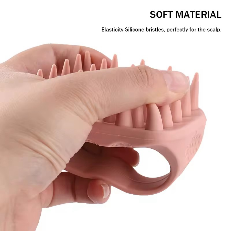 Массажная щетка для кожи головы и мытья волос