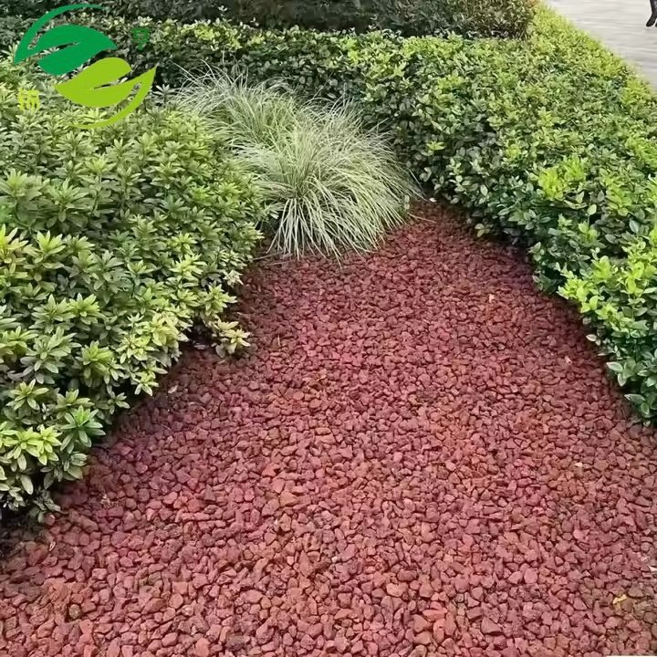Red Lava Rocks Natual Volcanic Stone Extrusive Rock Scenic Spot Pelelith