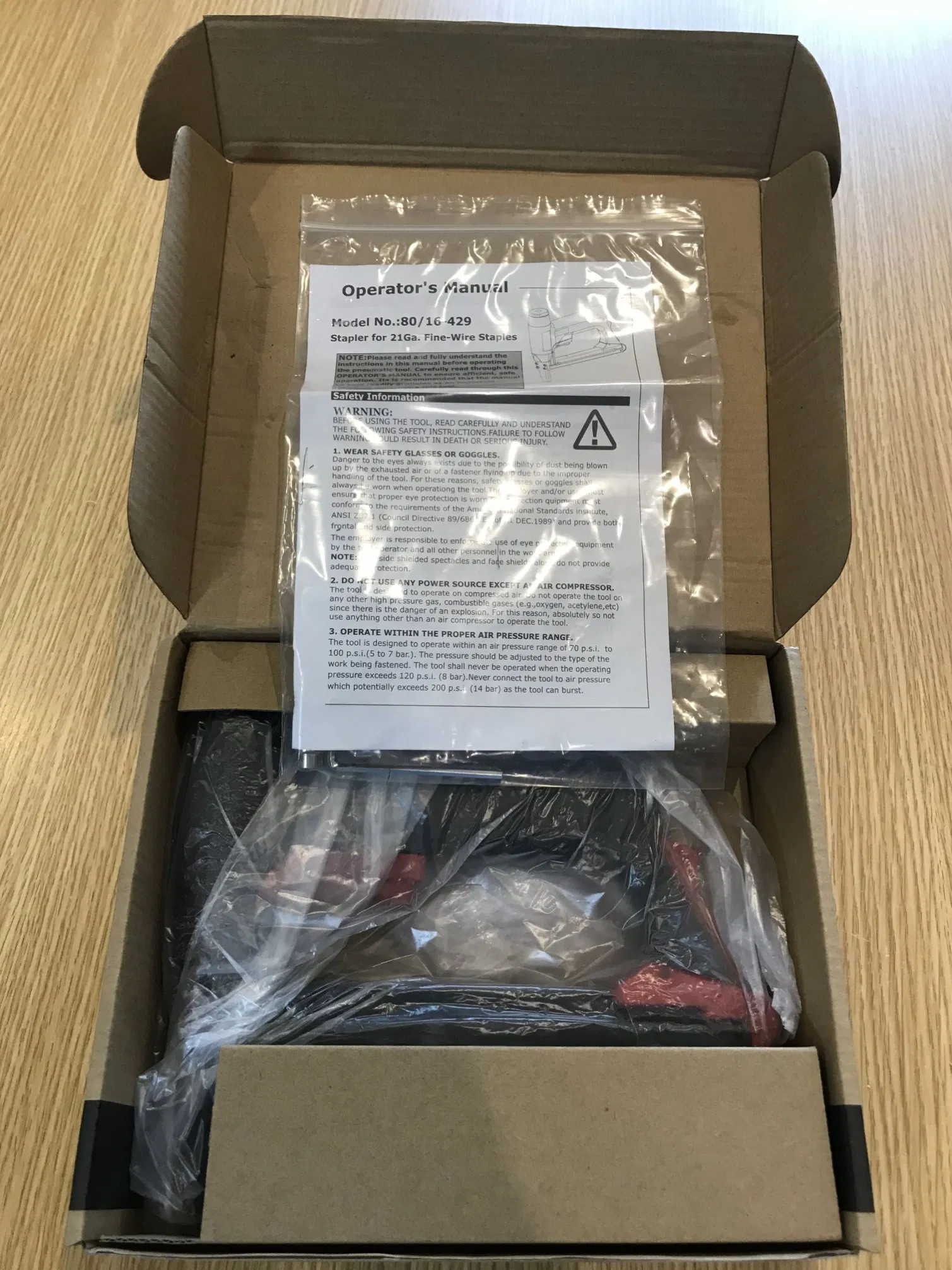 Пневматический степлер KYA 7116L для скоб 71 типа