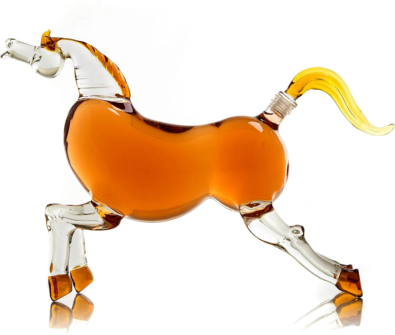 Manufacturer Sells Animal Horse Shape High Borosilicate Glass Wine Decanter