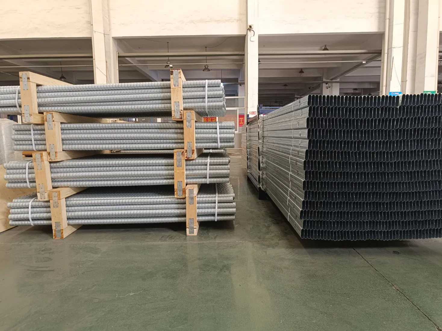 Post Tension Galvanized Round Corrugated Metal Prestressed Duct 70mm 65mm