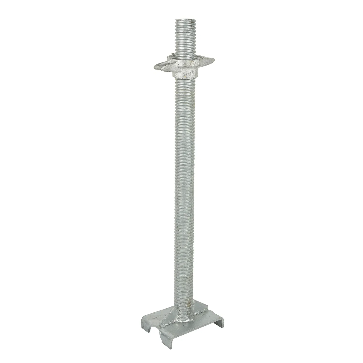 Adjustable Galvanized Scaffold U-Head Jack Stand Base Plate High Load Building Scaffolding Accessories Ringlock Scaffolding Parts