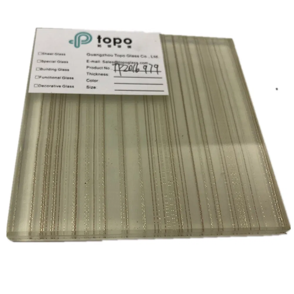 Top Quality Guangzhou Laminated Wire Glass (PLW-TP)