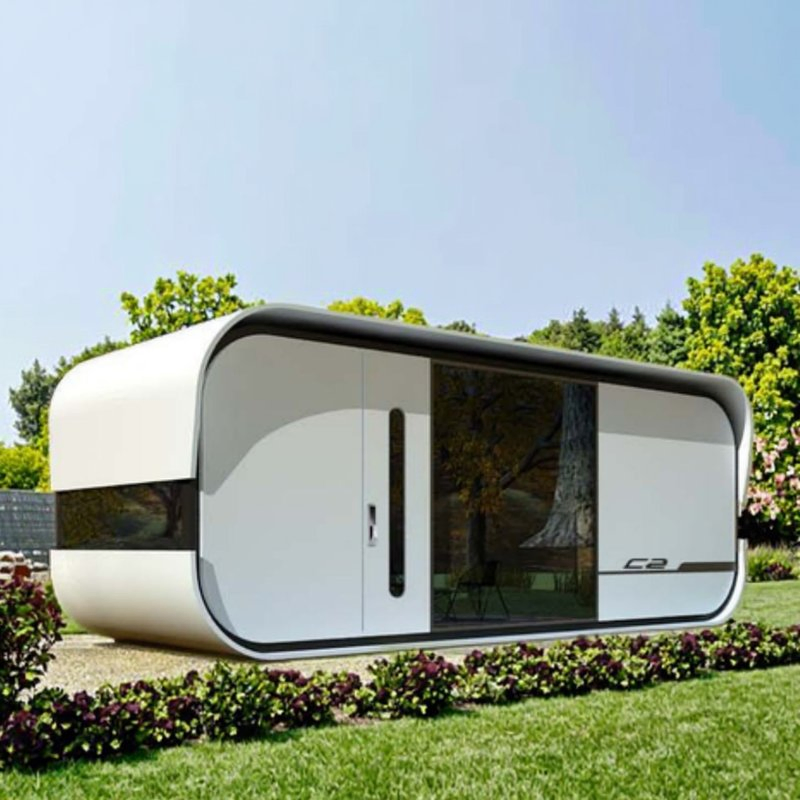 Privacy-Focused Compact Steel Living Pods Sound-Insulated Capsule House