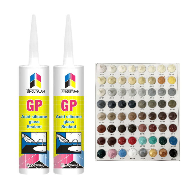 White Gp Acetic Fast Cure Silicone Sealant Adhesives Silicone