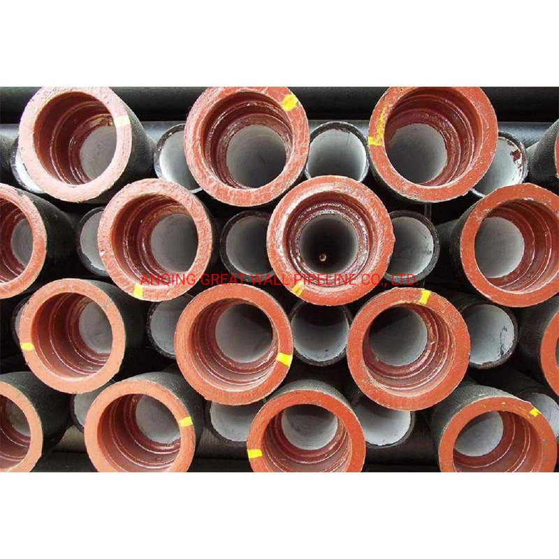 Premium ISO2531 Bitumen Coated Ductile Iron Pipe K9 for Global Distribution