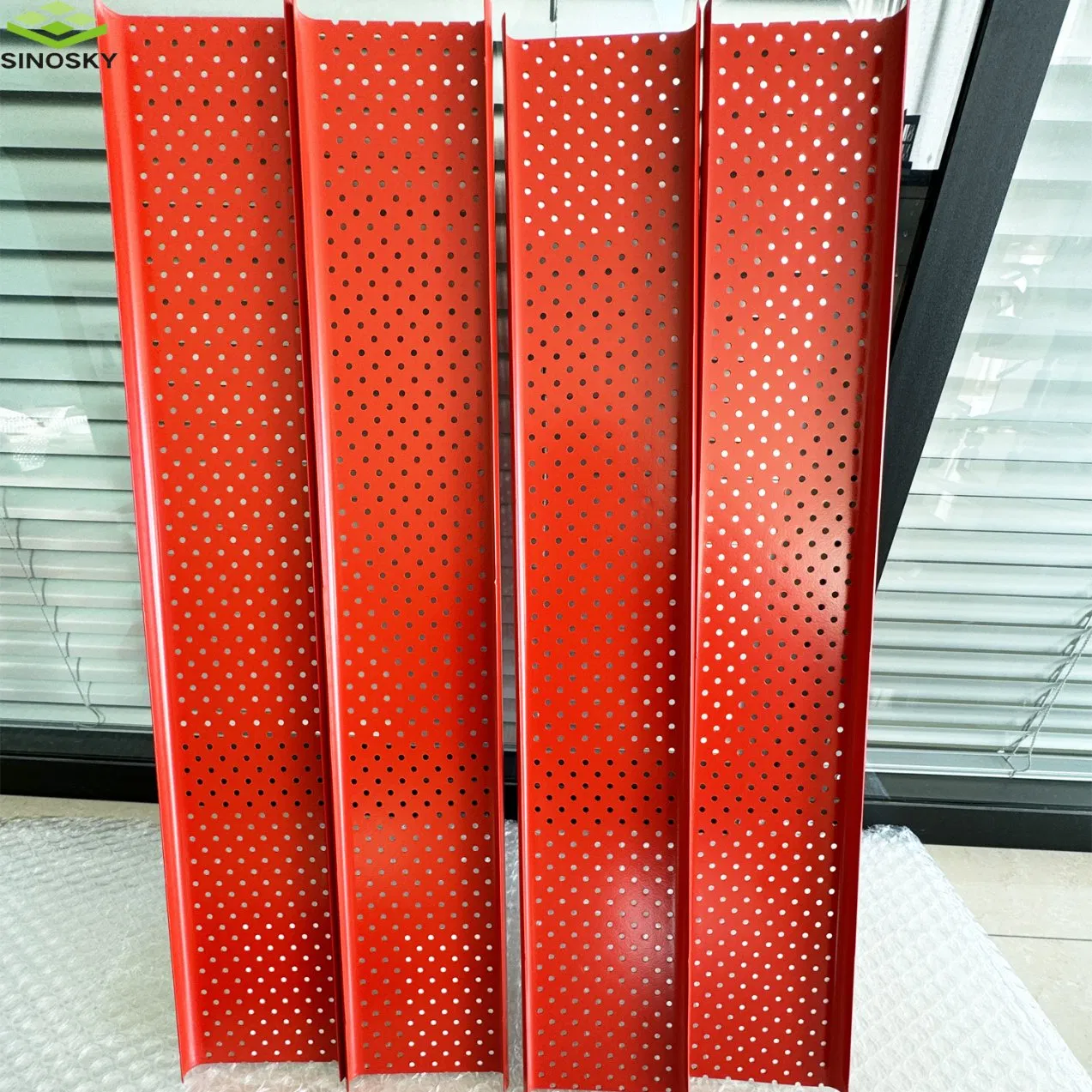 Exterior Wall Decoration Material Aluminum Profile Sun Louver for Building