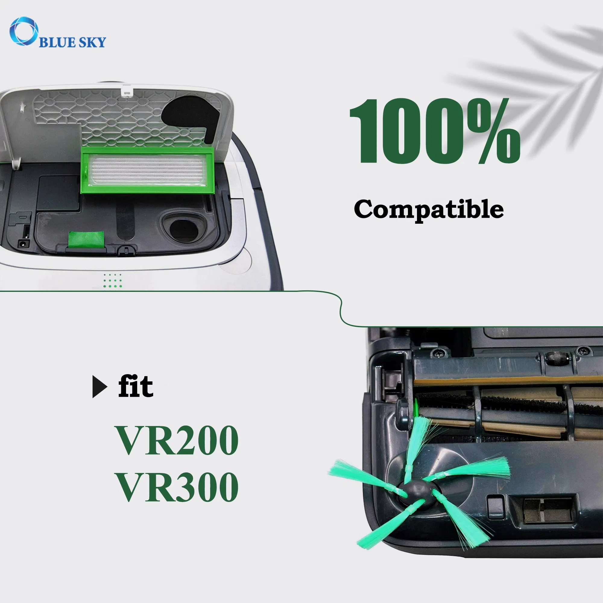 Robot Vacuum Replacement Kits for Robot Vacuum Replacement Kits for Vorwerk Kobold Vr200 Vr300 Robot Vacuum Cleaner Vr200 Vr300 Robot Vacuum Cleaner Accessories