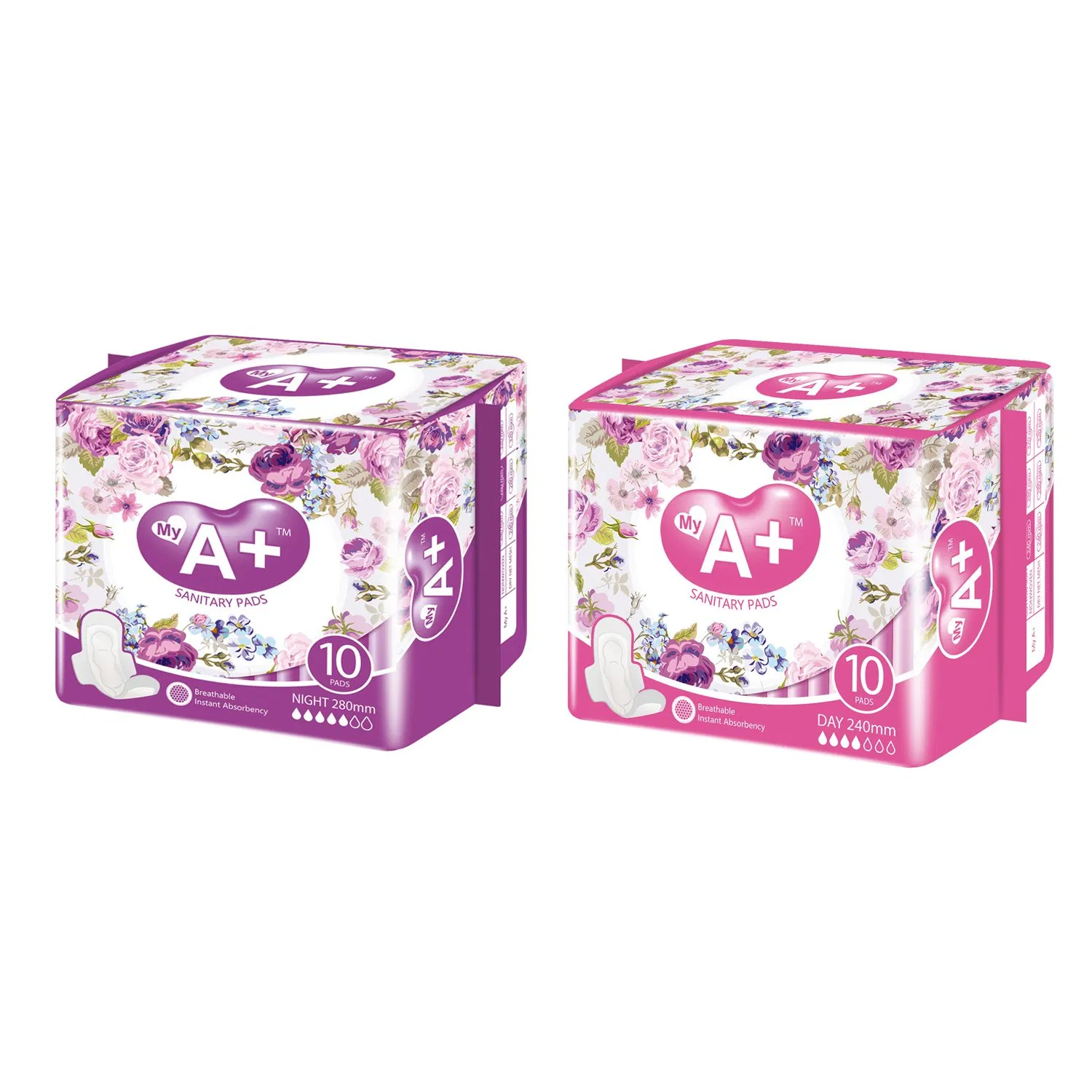 New Design Disposable Cheap Sanitary Pads Wholesale Good Quality Customized Lady Sanitary Pad