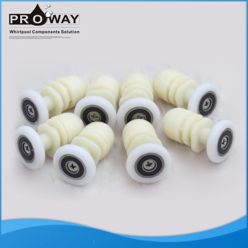 Proway Sliding Shower Window Plastic Roller, Bathroom Glass Door Wheel, Shower Door Pulley