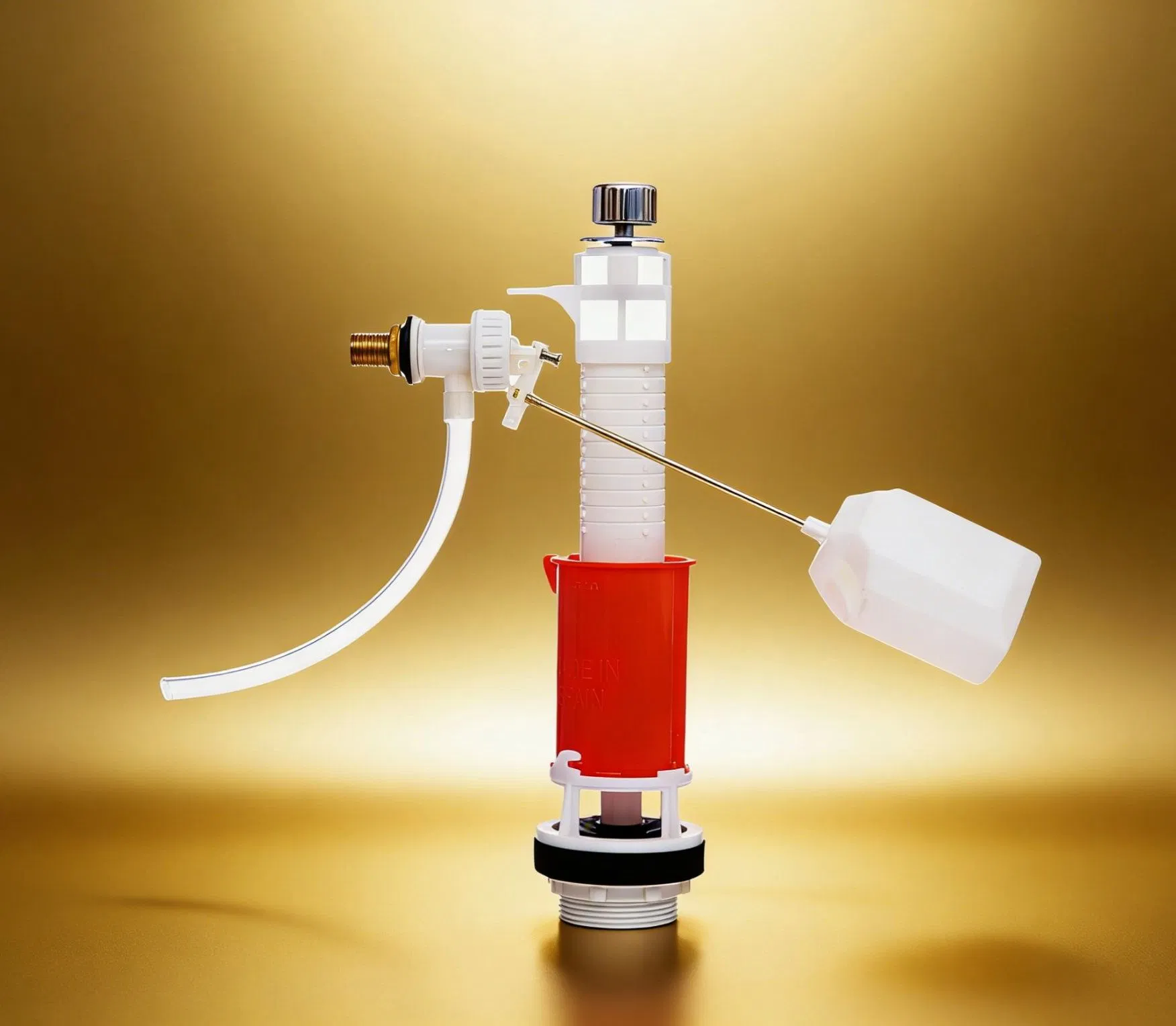 High Quality Plastic Cistern Flush Mechanism - White Minimalist Bathroom Sanitary Fittings