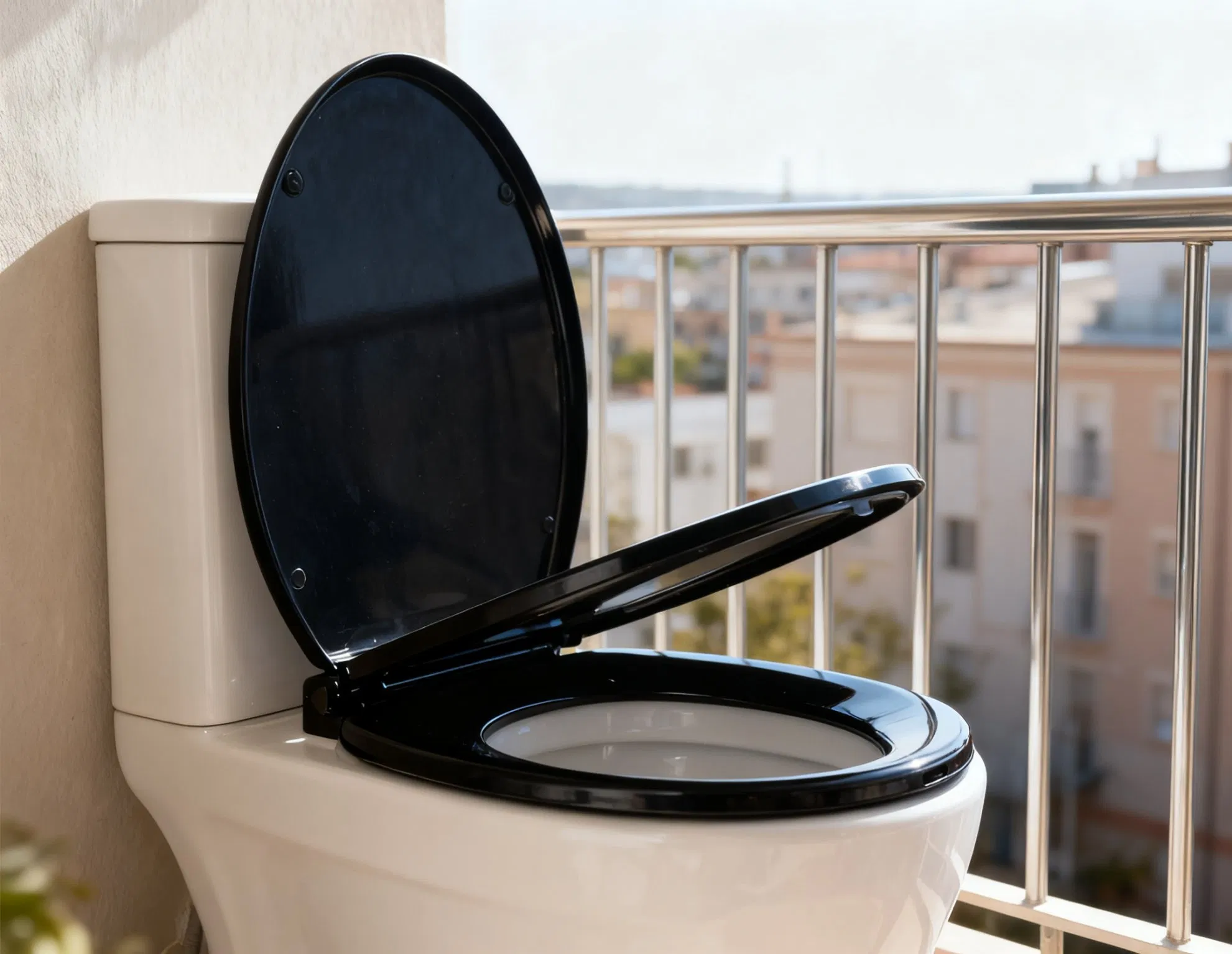 High Quality Colorful Plastic Toilet Seat, Universal Size, Durable Bathroom Accessory