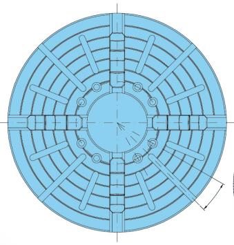 Four-Jaw Independent Chucks (forged steel) with Superior Gripping Force