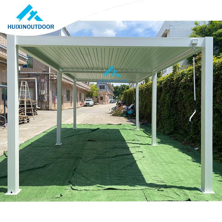 Good Quality Pergola Metalica Gazebo Original Outdoor Louvered Gazebo Pergola