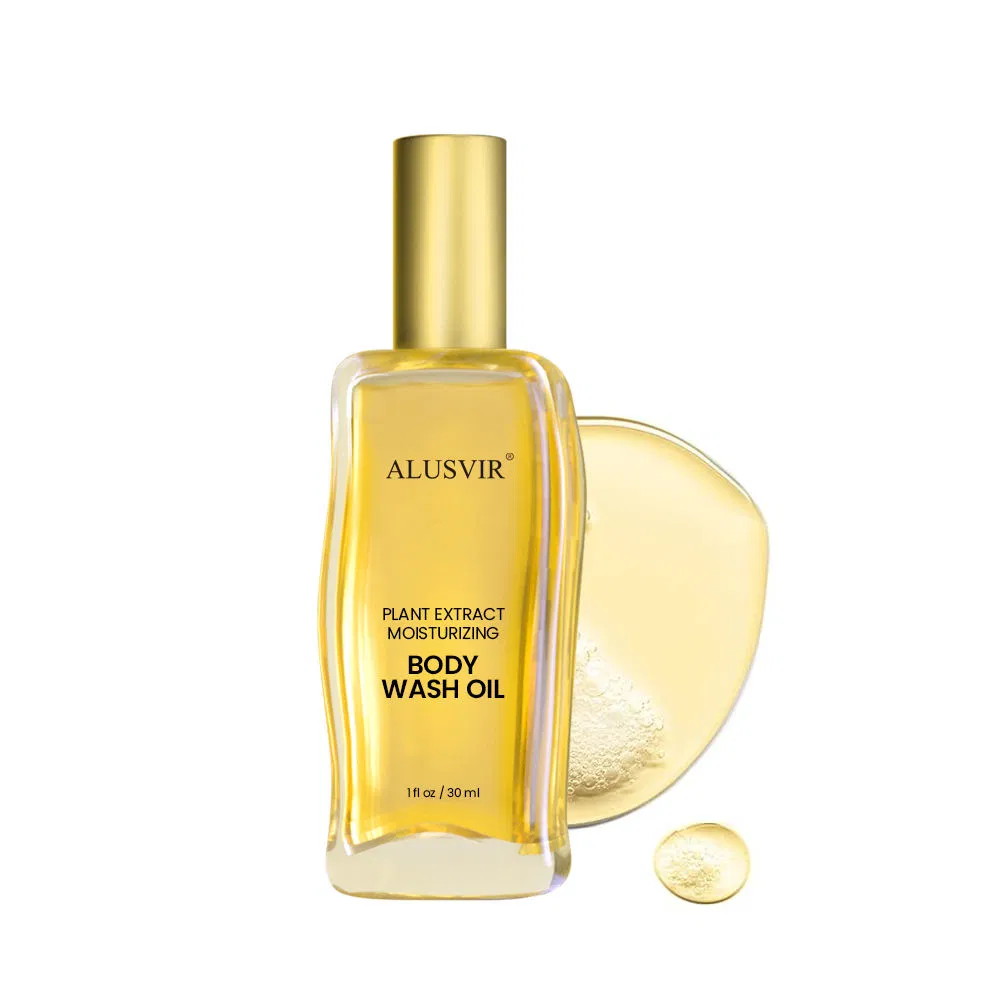 Natural Plants Extract Organic Cleansing Moisturize Firming Grow Skin Body Wash Oil