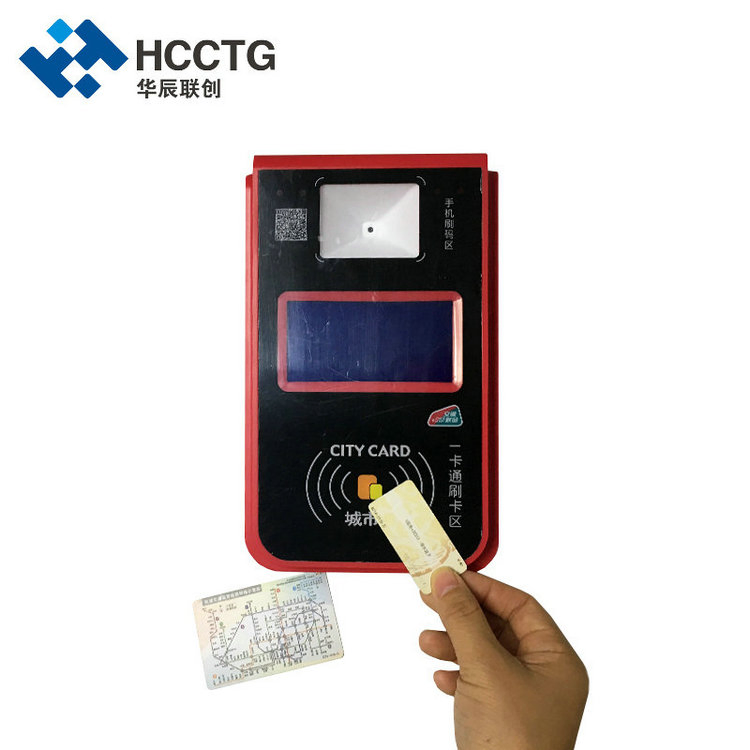 Qpboc 13.56 MHz NFC Lector De Tarjetas Inteligentes 2D Có Digo Qr Escaneo Android 9.0 Bus Validator P18-Q