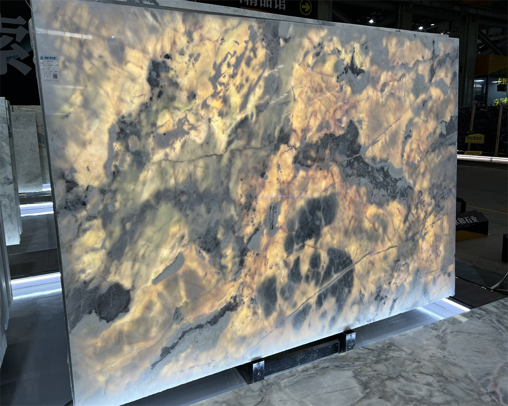 2024 New Popular New Picasso Ntaural Stone Nonopaque Polished Background Wall Flooring Tiles Slabs