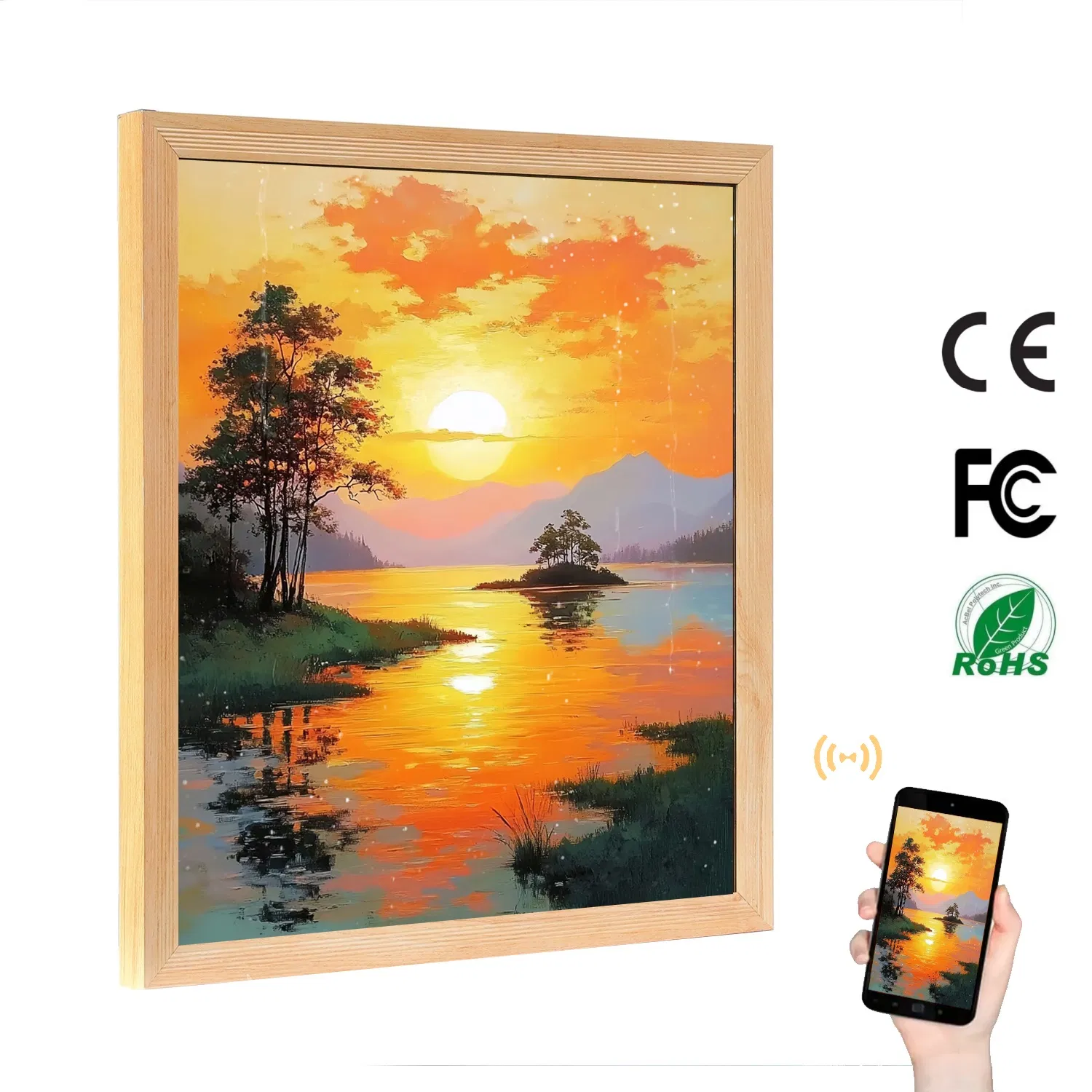 Customizable 19 2 27 9 Inch Art Display with Windows OS